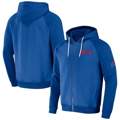 NFL x Darius Rucker Collection by Fanatics Buffalo Bills Raglan Hoodie - Größe 2XL