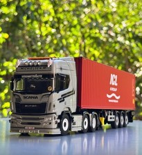 Scania R + trailer + 40ft container " Michielsen " WSI truck models 1:50 scale