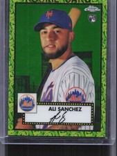 2021 Topps Chrome Platinum #69 Ali Sanchez Green Yellow #/99