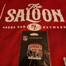 49ERS VS ATLANTA FALCONS GAMEDAY PIN 10 19 2025 LEVI STADIUM #3 GAME DAY