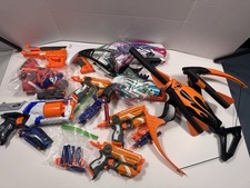 8 Piece Nerf Gun Lot   N Strike , First Strike Elite, Strong arm, Fast Shipping