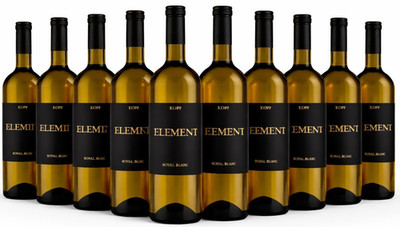 (9 x 0,75l) Edler ELEMENT ROYAL BLANC unser weißer Wein des Jahres Weinhaus Kopp