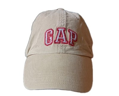 Gap Hat Kids Large Beige Logo Athletic Youth Tennis Golf Gym