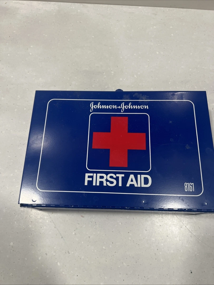 Johnson First Aid Kit In Medicine & First Aid Advertising for sale