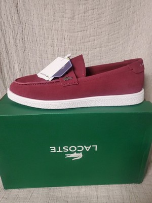 LACOSTE COCHET 125 1 CMA COLOR BURGUNDY SUEDE LOAFER  display picture 1