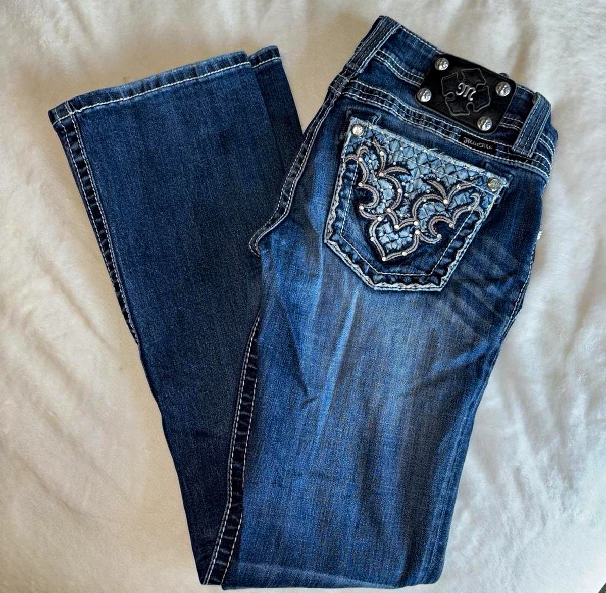 Miss Me Regular Size Low (6.5-8.5 in) Rise Jeans for Women for