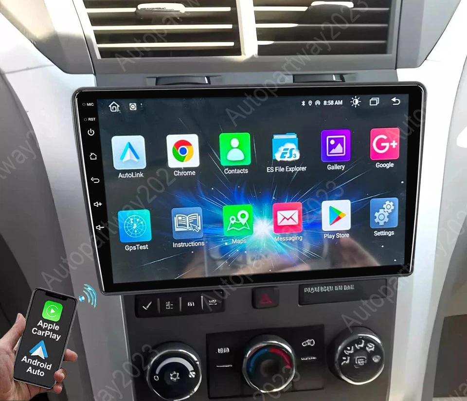 Radio de coche 10" Android 15 para Chevrolet Traverse 2009-2012 Carplay GPS NAVEGACIÓN WIFI Foto 4 de 4