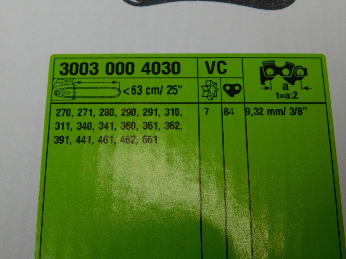 Chaîne Sägenspezi (gouge Carrée) 50cm 3/8" 1.6mm 72 Maillons Pour Stihl MS500i MS 500 I