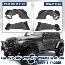 Front+Rear Inner Fender Liner for 2007-2018 Jeep Wrangler JK Truck Accessories