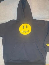 Drew House Hoodie Size M Medium Black Pullover Streetwear Justin Bieber