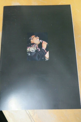 STEVIE WONDER -  UK TOUR PROGRAMME 1989 + TICKET