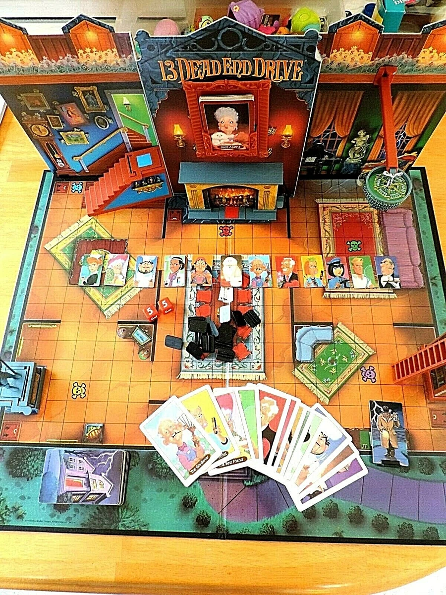 13 Dead End Drive Board Game Milton Bradley Murder Mystery 1993 READ  DESCRIPTION | eBay