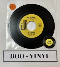 D. J. Crawford - Mr. Romance 7” Soul Funk Vinyl Record EX Condition