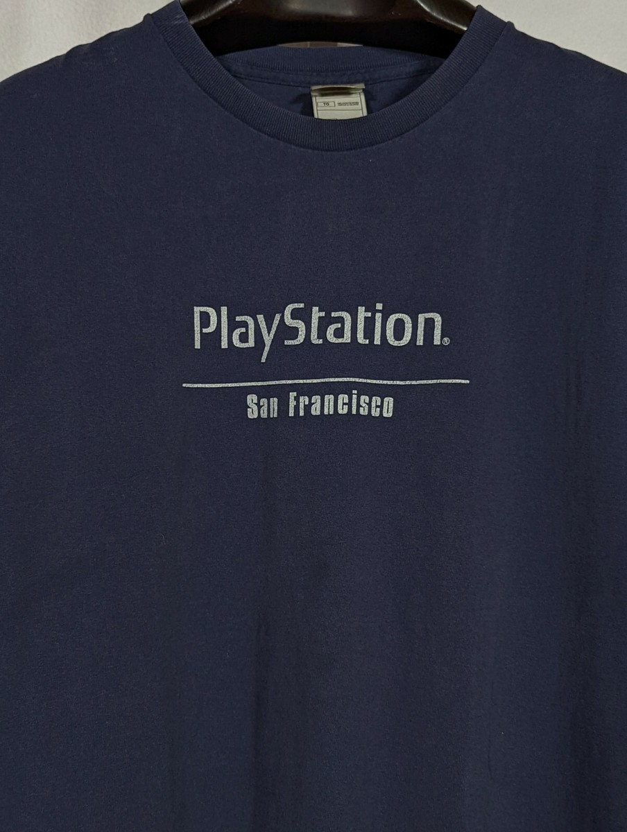 ビンテージ PlayStation Tシャツ 90s 古着　y2k プロモ Sony Playstation Vintage 90s Y2K Company Issued San