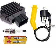 Ignition Coil +Regulator Rectifier Spark Plug Honda Sportrax TRX450R 2004 2005