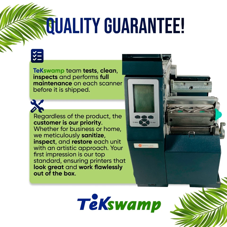 High Quality❤️Industrial Direct Thermal Transfer 600m Label Printer w/WiFi & USB - Image 2 of 4