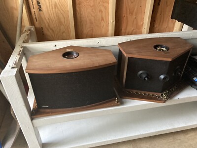 Set of Two Bose 901 Series V Speakers With Equalizer - Tested