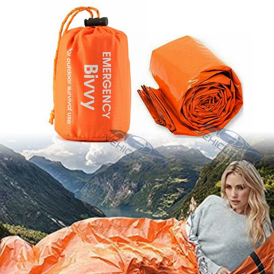 Camping Thermal Sleeping Bag Emergency Survival Hiking Blanket Gear Kit Outdoor 727536438571 eBay