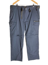 BC Clothing Convertible Stretch Cargo Hiking Pants/Shorts Zip Pocket 2XL x 32