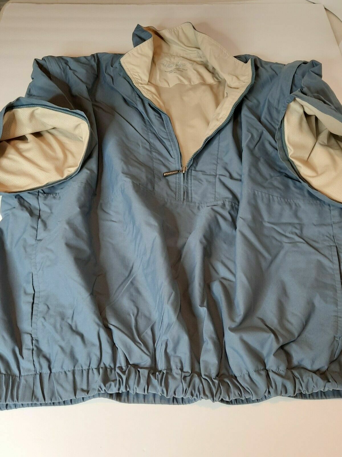 Golf Jacket Vest Zip Off Sleeves 