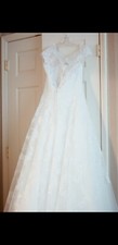 Ella Rosa Wedding Dress Size 10 White