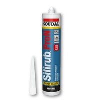 Soudal Silirub Pro N Bausilikon Dichtstoff Silikon Anthrazit 15X 300 Ml
