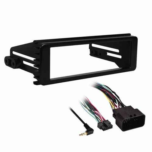98-2013 HARLEY TOURING RADIO INSTALL ADAPTER W THUMB CONTROL, DASH KIT STEREO - Picture 3 of 4