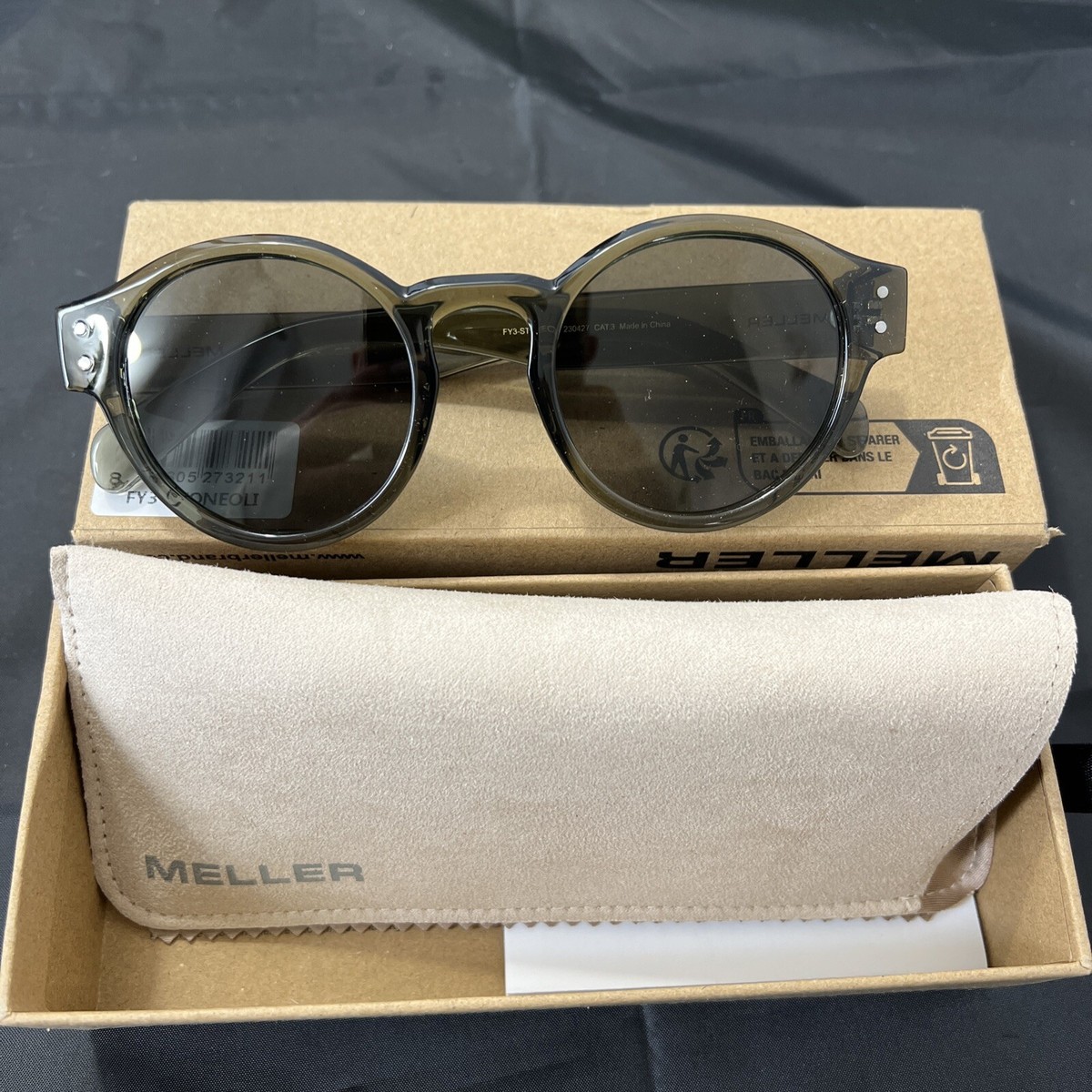Meller Fy3-stoneoli Olive Cat3 Polarized Eco Sunglasses | eBay