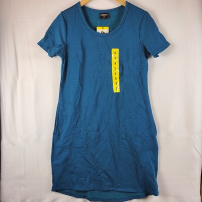 32 Degrees Women Dress Pullover Short sleeve Turquoise Green Casual Small |  eBay