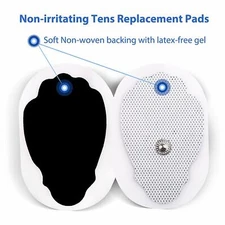 22PCS Large Snap On Replacement Electrode Pads For TENS Unit & Pulse Massager