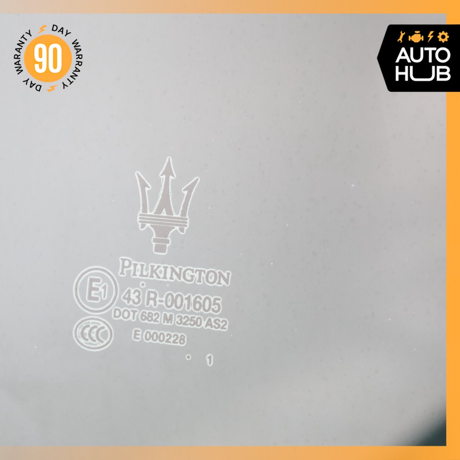 08-19 Maserati GranTurismo M145 Door Window Glass Front Right Side OEM