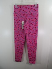 New No Boundaries Ankle Legging Size XS 0 2 Pink Cherry Hearts