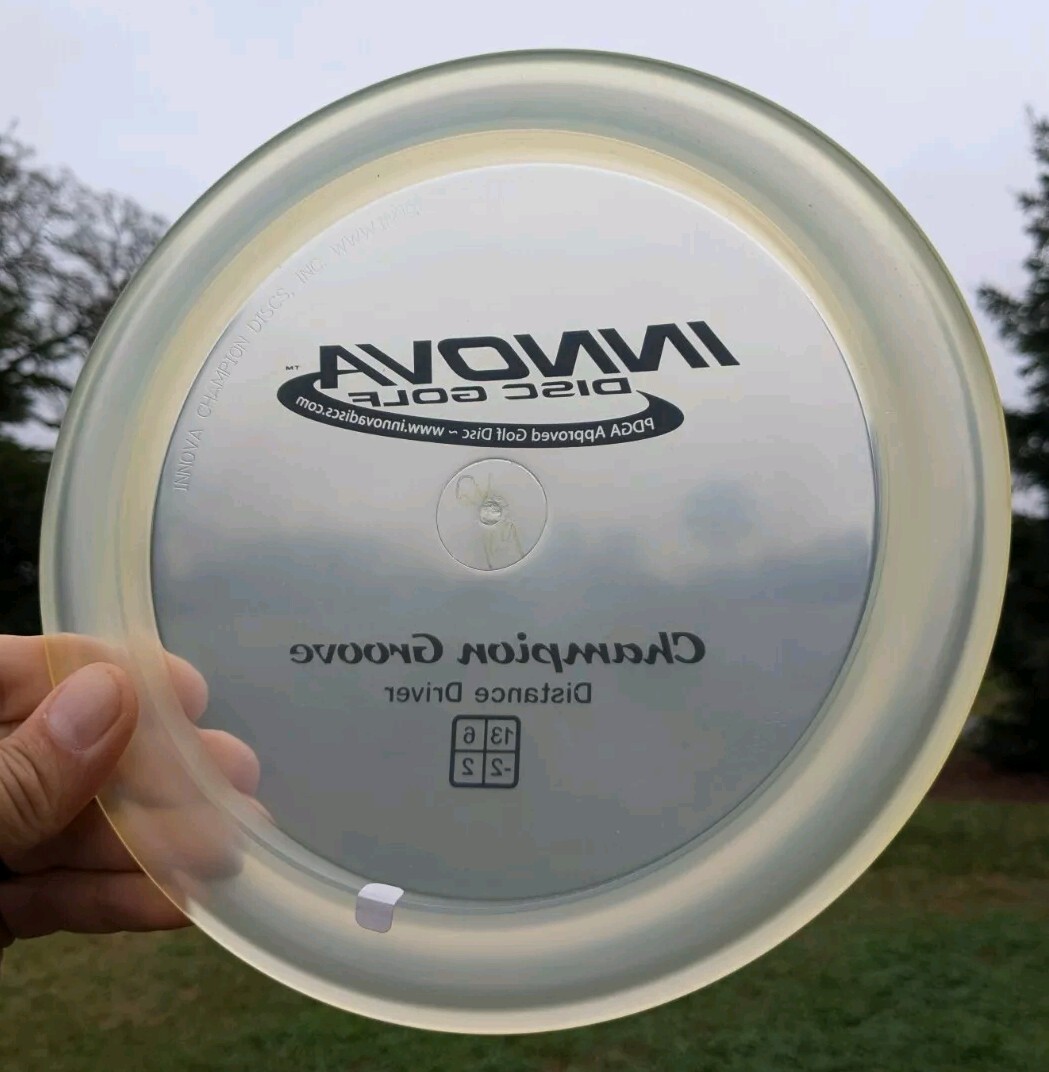 RARE Box Numbers Champion GROOVE Innova Disc Golf NEW 169g PATENT NUMBERS Clear