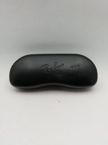 Ray-Ban Black Hard Side Aviator Clamshell Eyeglass Sunglass 6.5" CASE ONLY - Picture 1 of 8