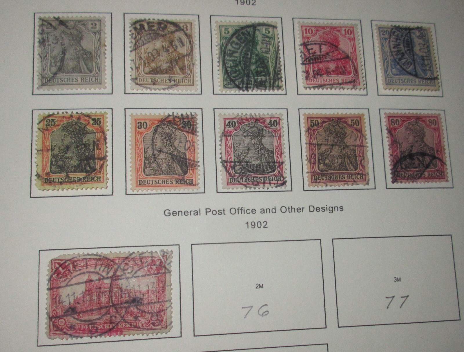 Set of Old German Stamps 1921-1945, Mint Never Hinged, Mint Hinged & Used