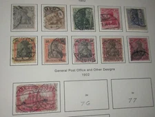 Set of Old German Stamps 1921-1945, Mint Never Hinged, Mint Hinged & Used