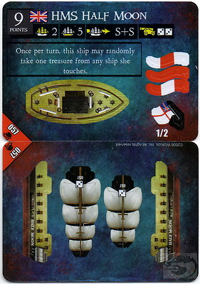 Wizkids Pirates Pocketmodel - HMS Half Moon (Schiff) DJC 057 C