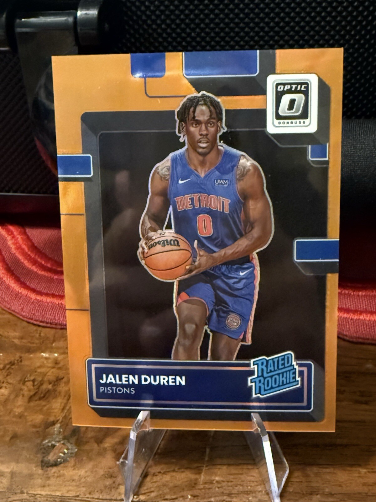 Jalen Duren 2022-23 Panini Donruss Optic orange Rated Rookie #227 Pistons /199