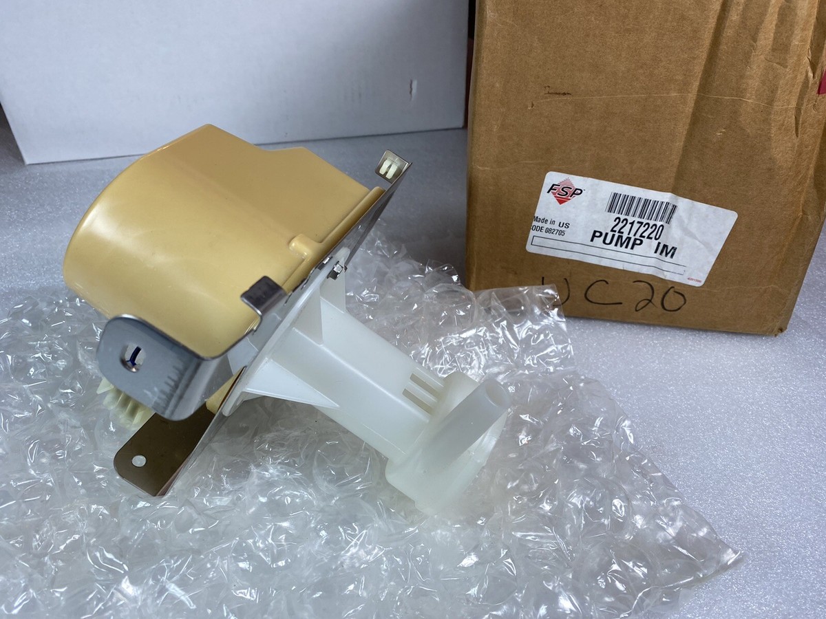 2217220, WP221722 New Genuine OEM Whirlpool Icemaker Recirculation 