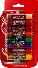 Image of Lip Smacker Coca Cola Party Pack, Set of 8 Assorted Lipbalms with Authentic