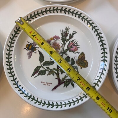 NEW Vintage 80s-90s Portmeirion Botanic Garden Dinner Salad Bread