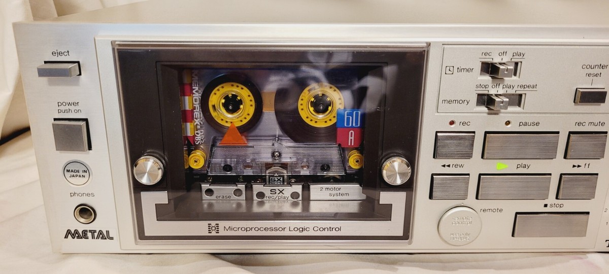 vintage technics RS-M250 cassette deck, TESTED, WORKS