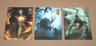 Gwent The Witcher 3 Deck Cards Game Collectible Card Postkarten Gamescom 2016