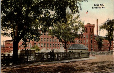 Postcard Bates Mill Lewiston Me