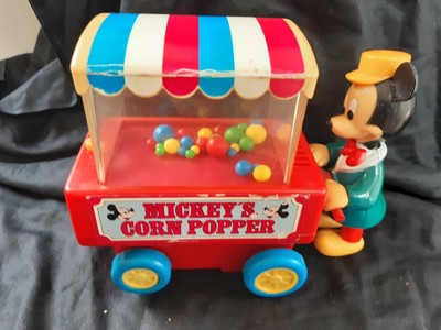 Walt Disney - Mickey's Corn Popper - Selten Ilco Spielzeug Kunststoff Sound keine Bewegung