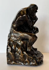 Barnes and Noble RODIN'S THE THINKER BOOKEND - 8" high - Single Bookend