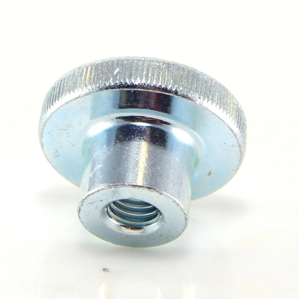 Rändelmutter hohe Form Raendelmuttern Rundmutter M4 - M8 DIN466 Dresselhaus - Bild 2 von 4