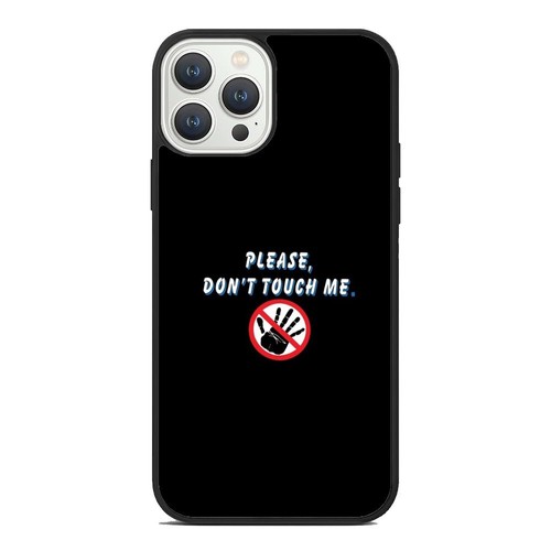 Anti scratch Cover quote don t touch me For iPhone SE XS XR Max 5 6 7 8 Plus - Picture 4 of 25