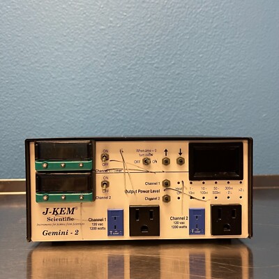 J-Kem scientific Gemini-2 Dual Temperature Controller, 2 Independent Reactions