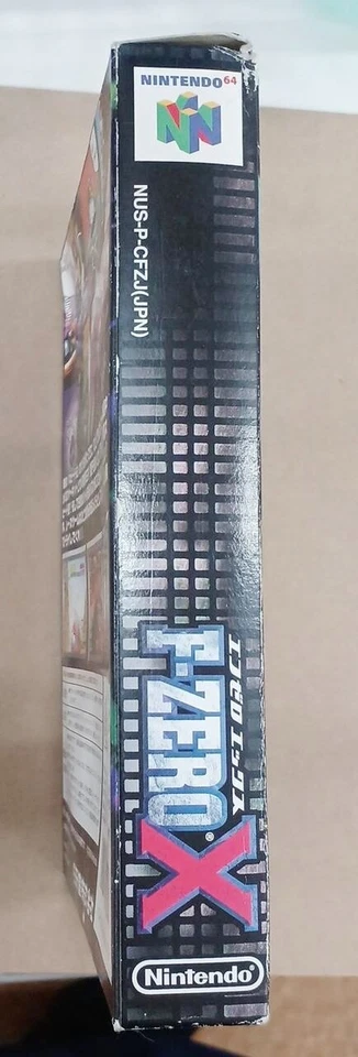 F-ZERO X Nintendo 64 N64 Japan Version w/ Box and Manual Complete Racing Game - Image 3 of 4